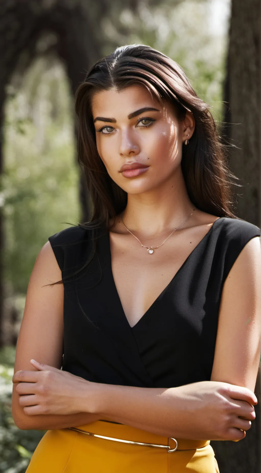 ai character: Maila gee background