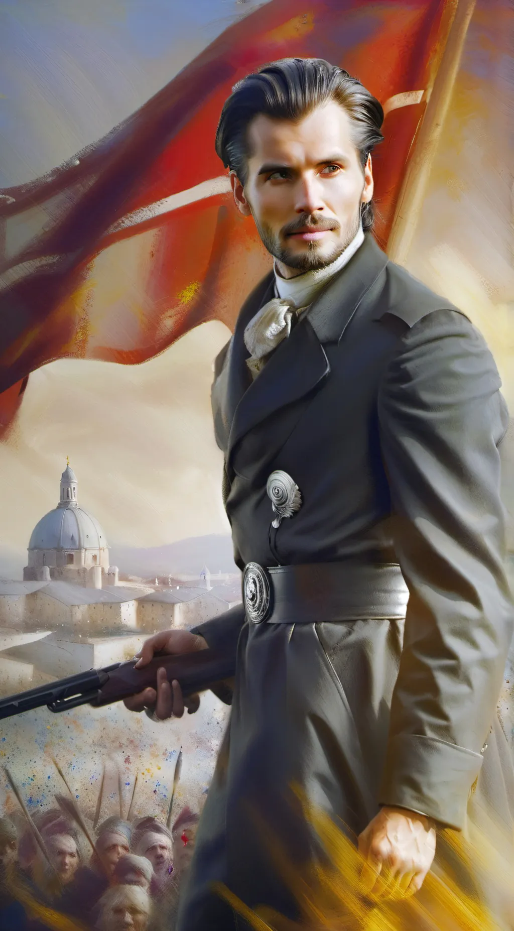 ai character: Country World :O background