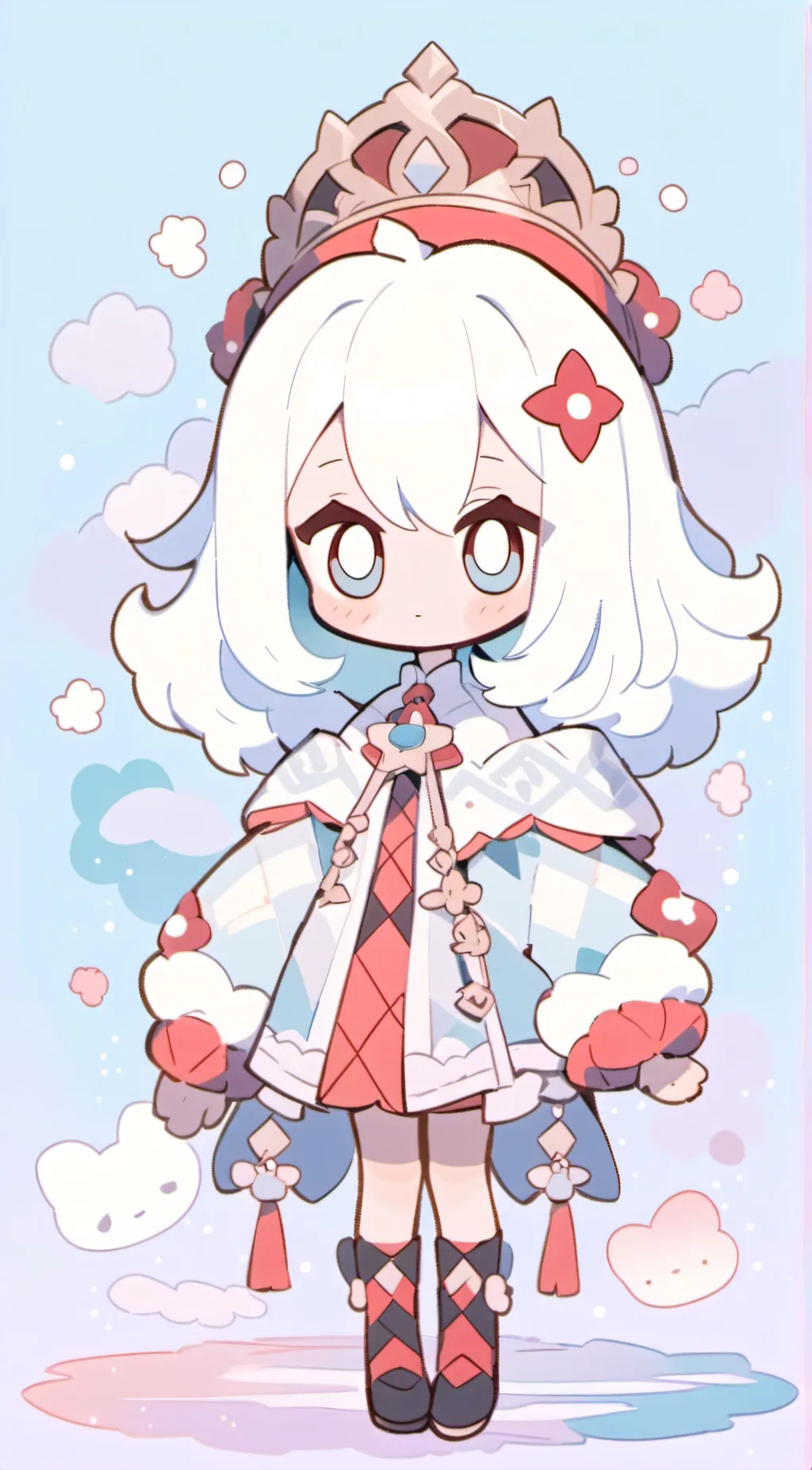 ai character: HH+my imaginaion background