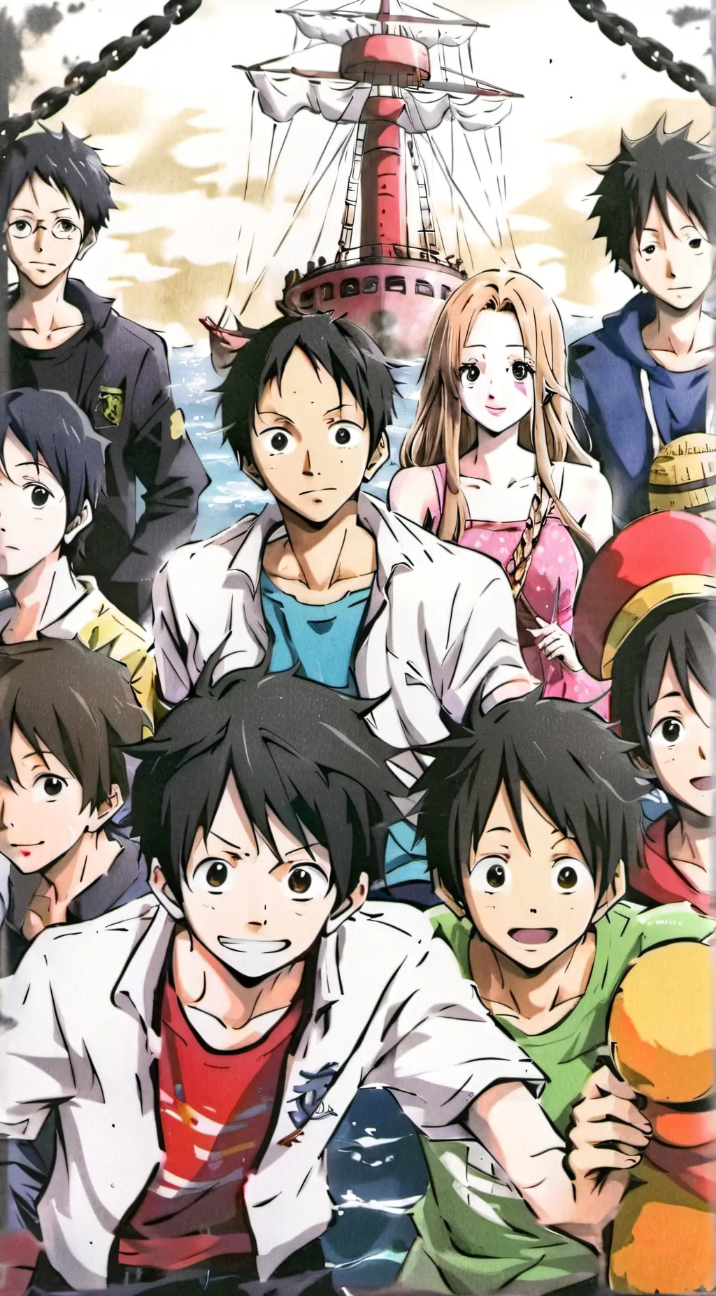 ai character: One peice background