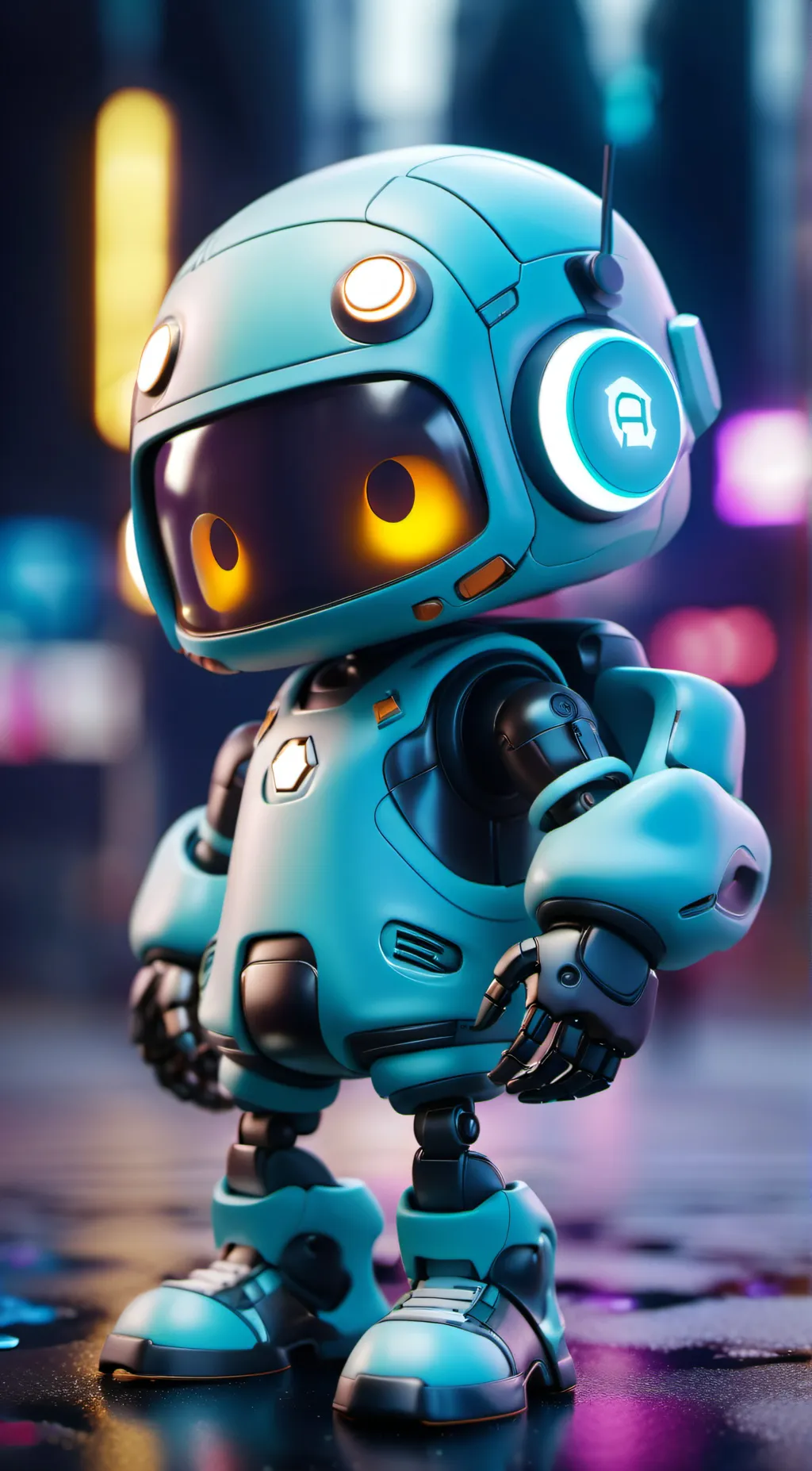 ai character: ⭐🤖bob the robot 🤖⭐ background