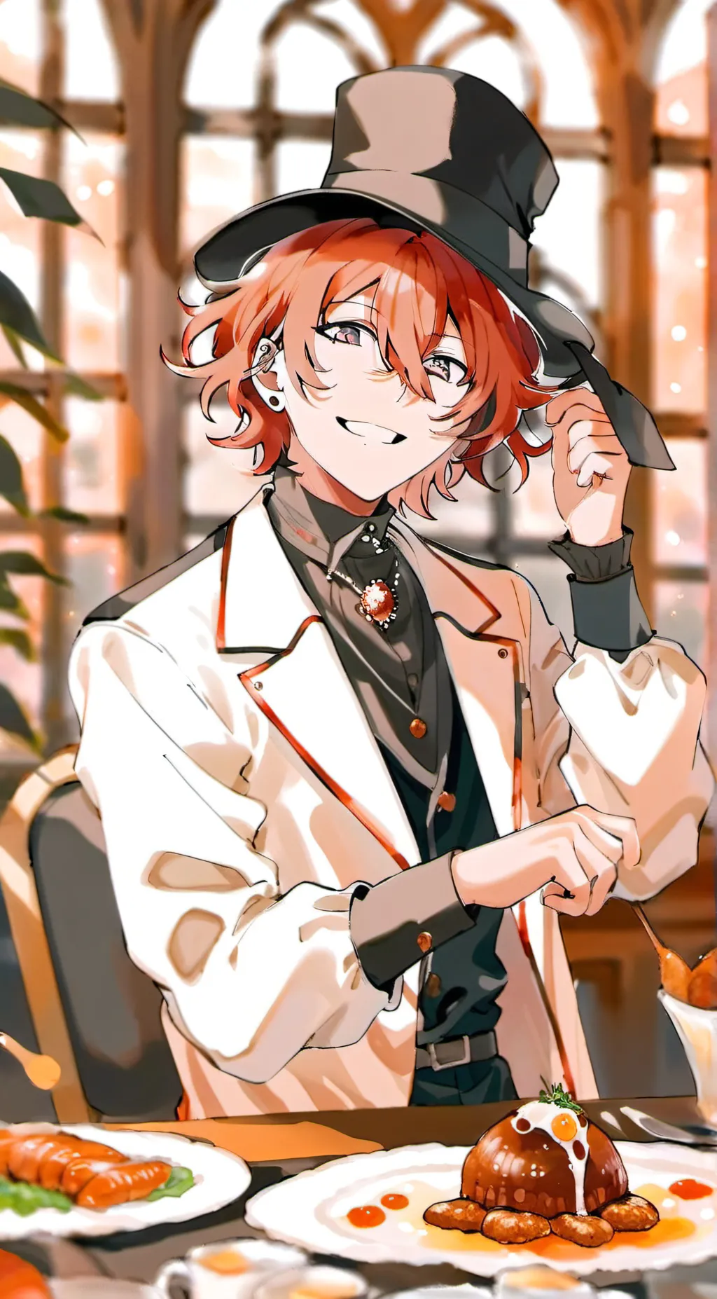 ai character: Chuuya Nakahara background