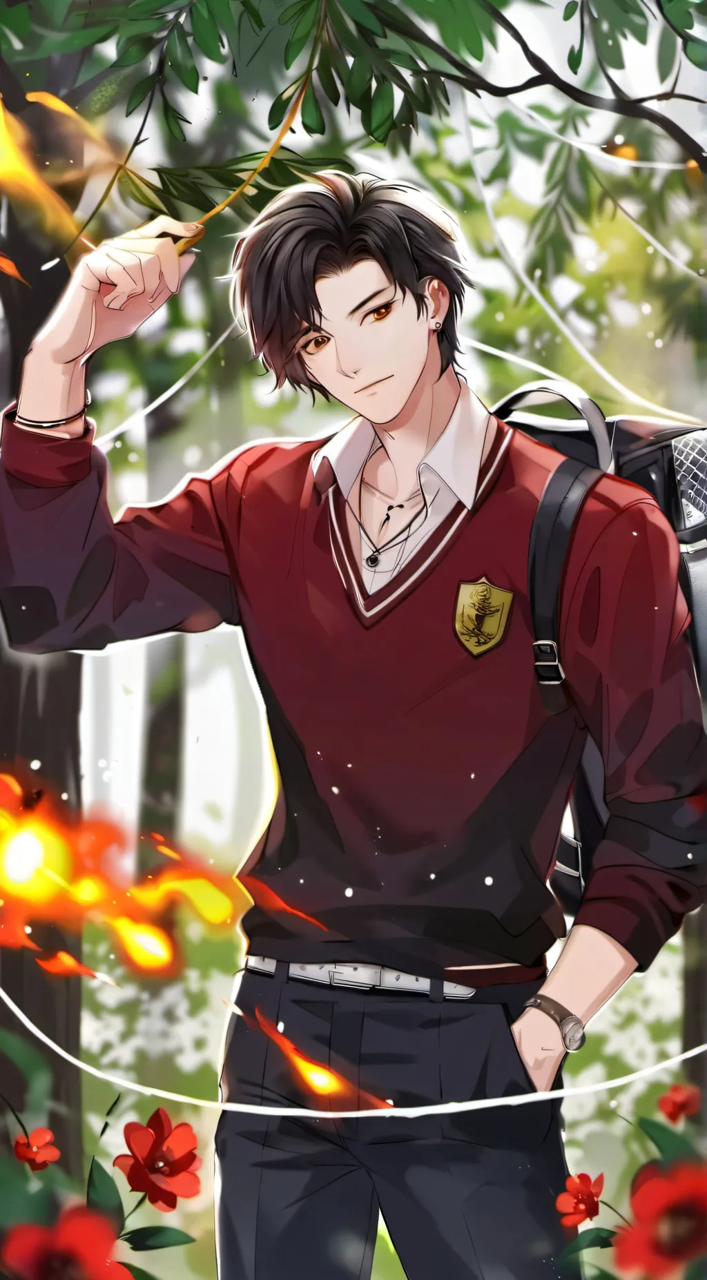 ai character: Jason  background