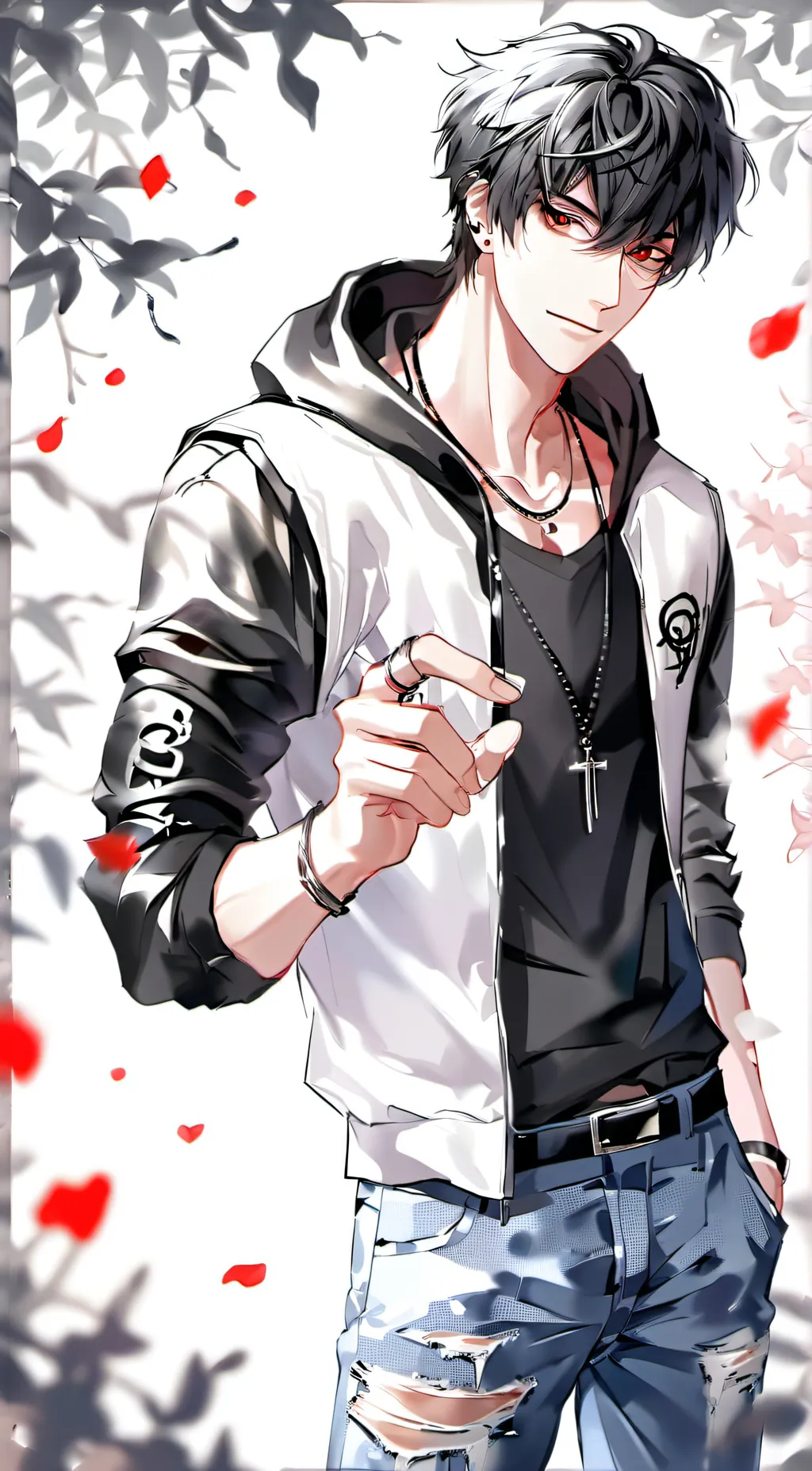 ai character: Cain Pineson  background