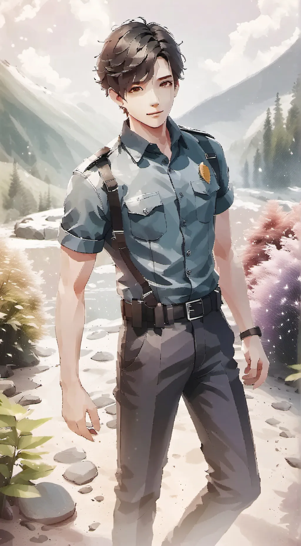 ai character: your bf zack❤️ background