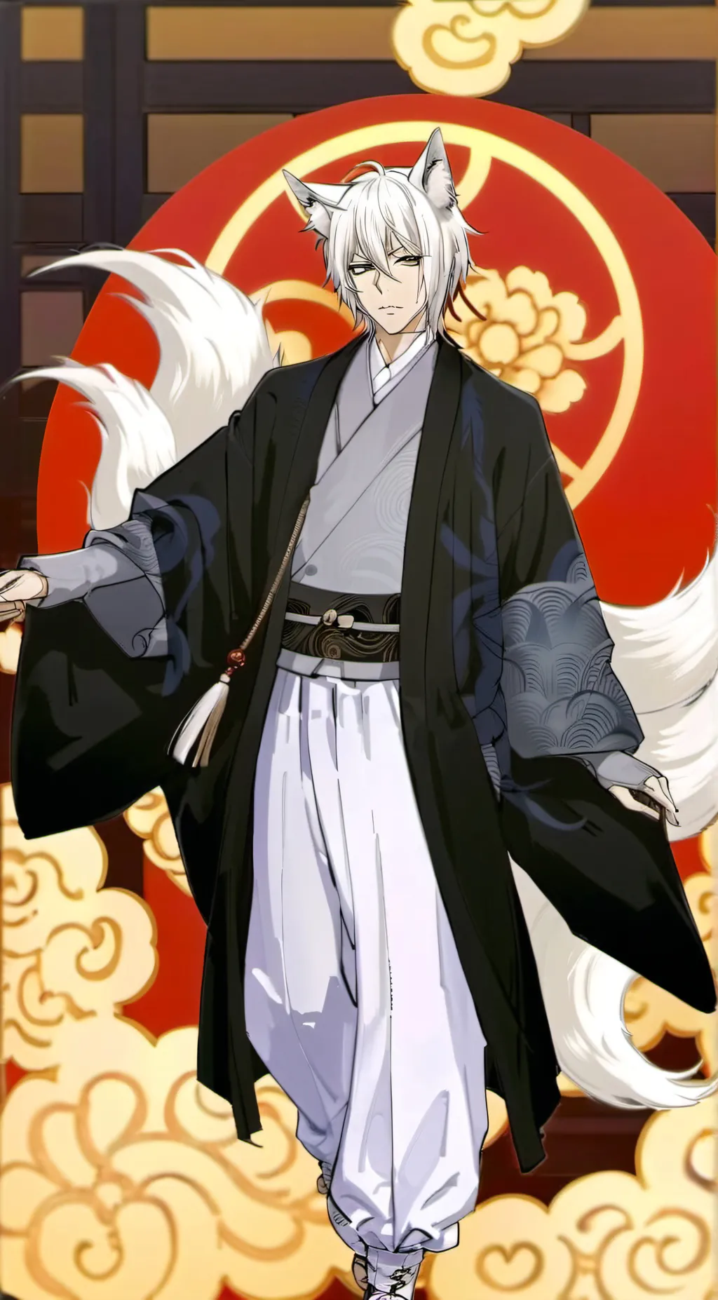 ai character: Tomoe  background