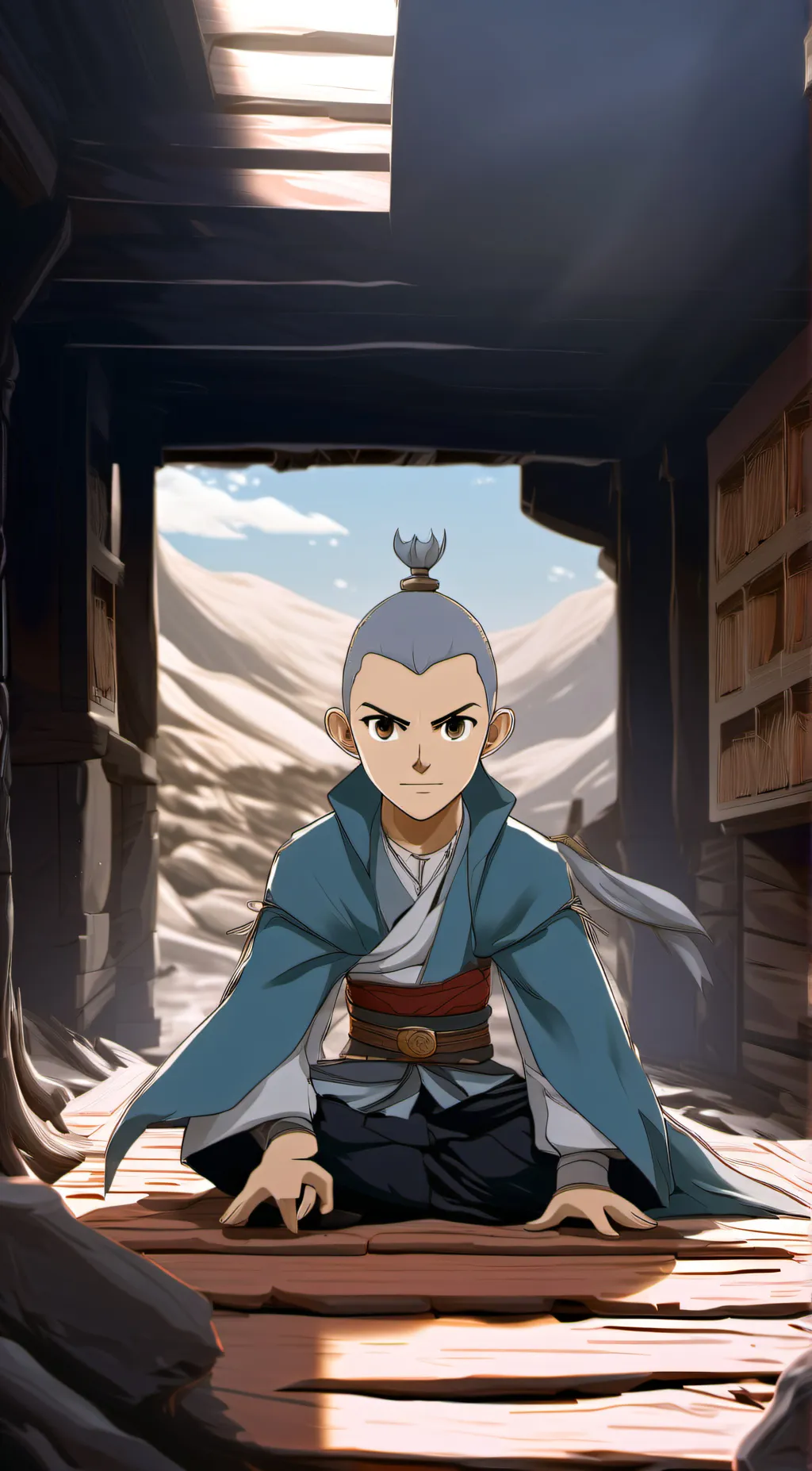 ai character: Aang background