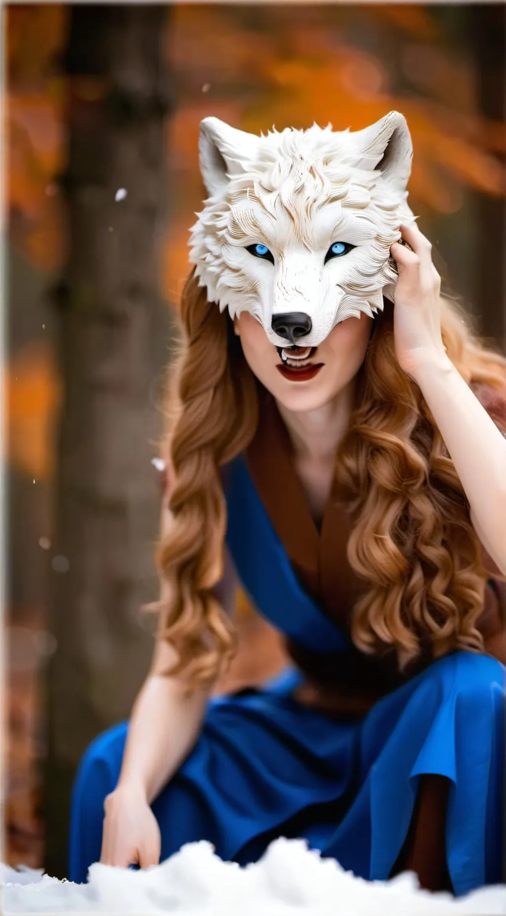 ai character: Elaina  background