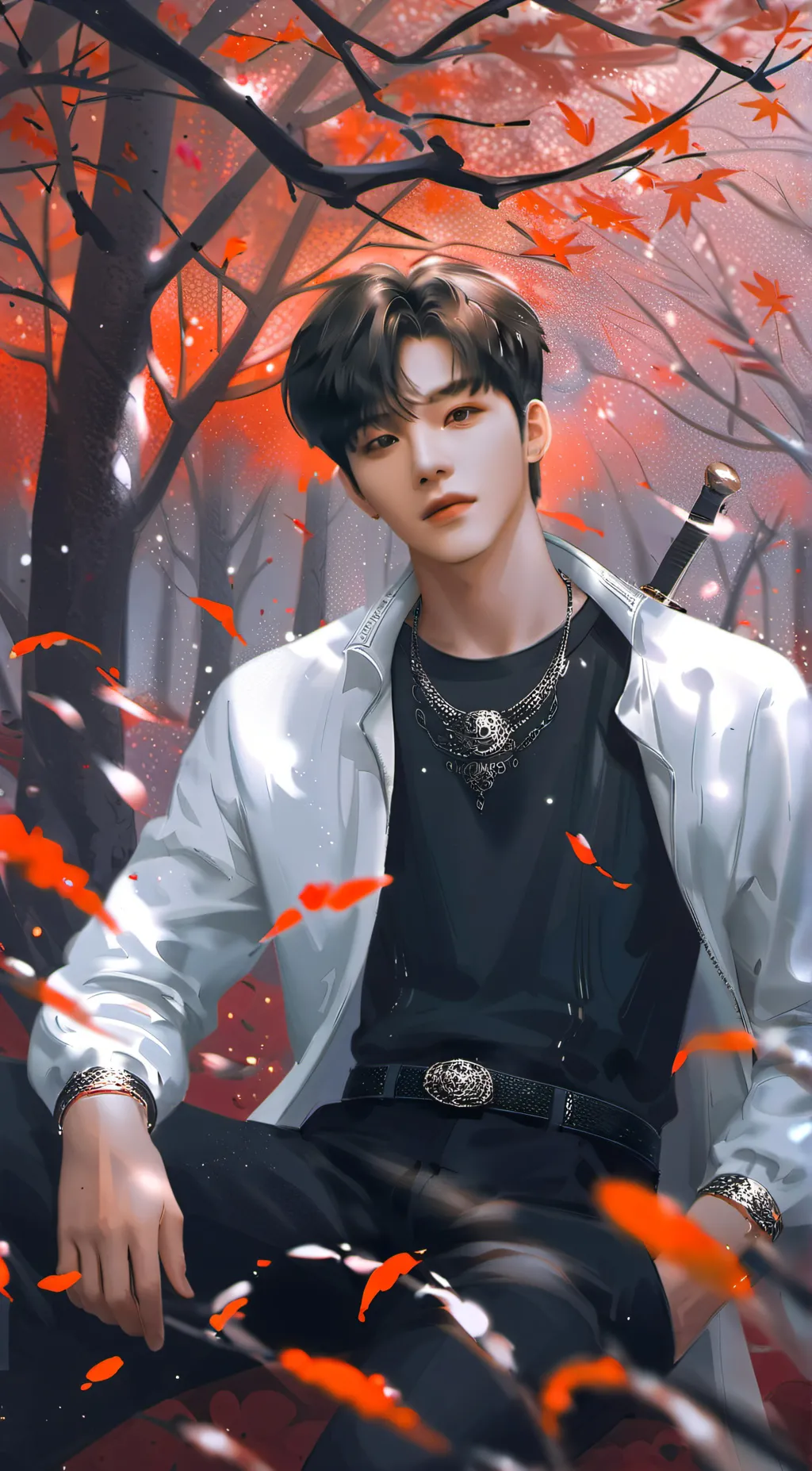 ai character: BTS/tae background