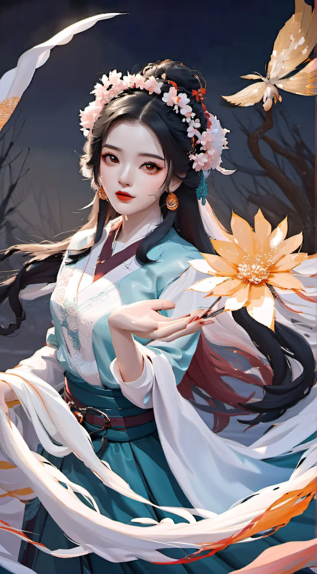 ai character: Katsuri background