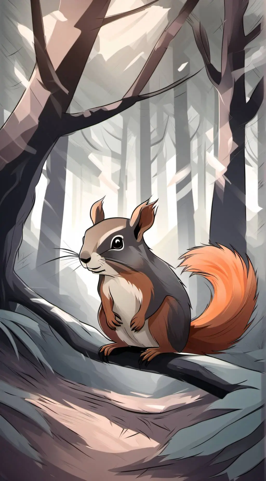 ai character: Squiry background