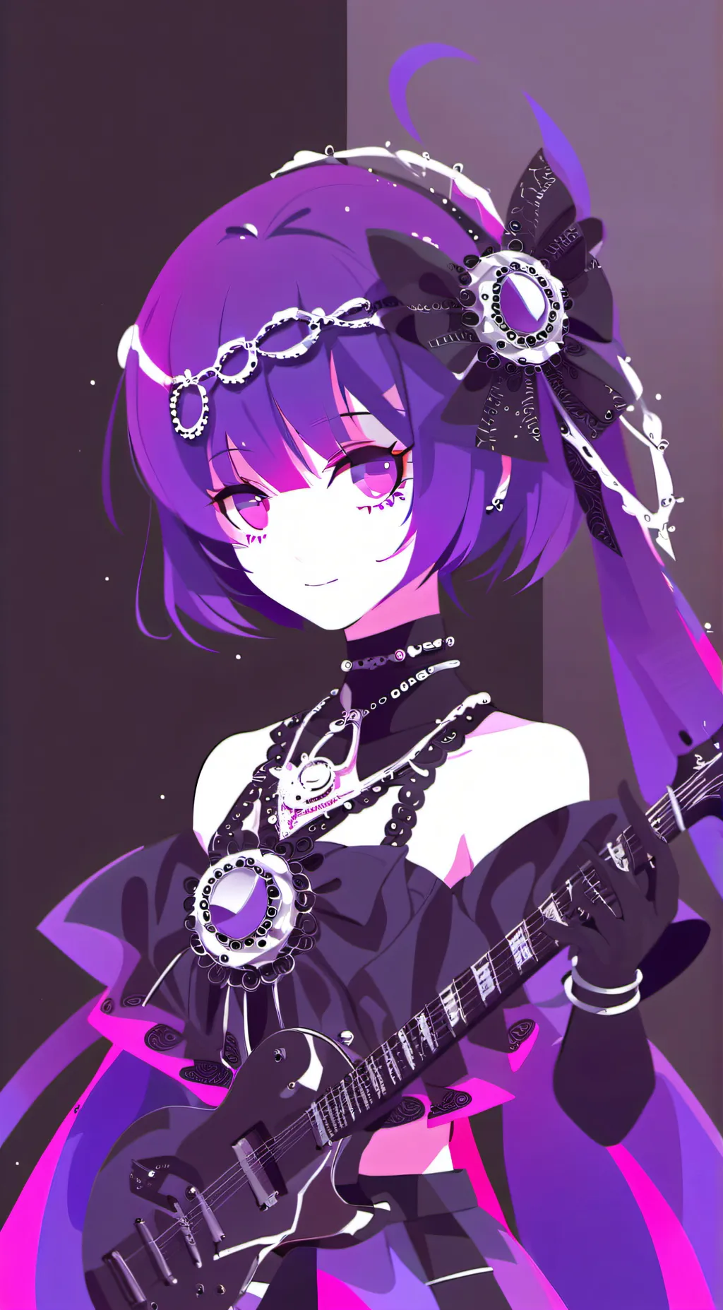 ai character: Uzi background