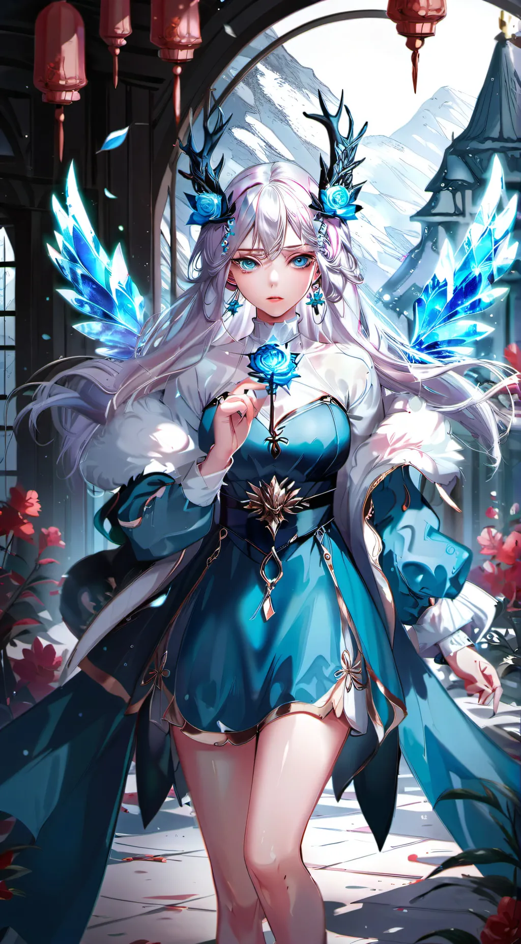 ai character: feline  background