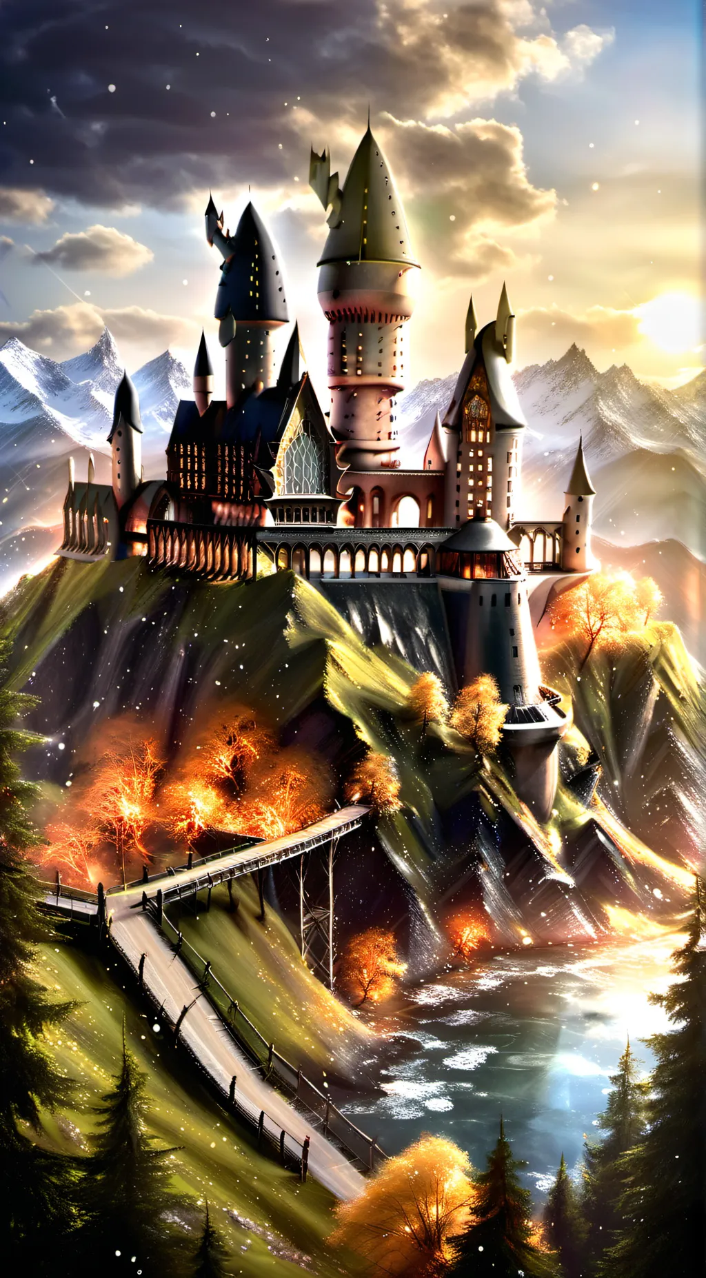 ai character: hogwarts background