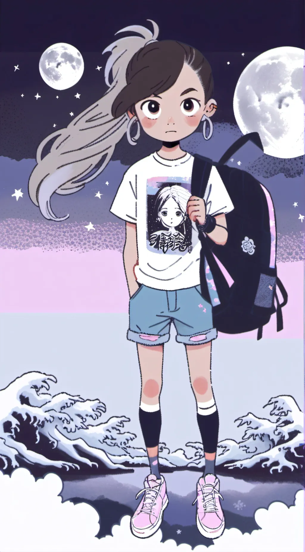 ai character: Katarina  background