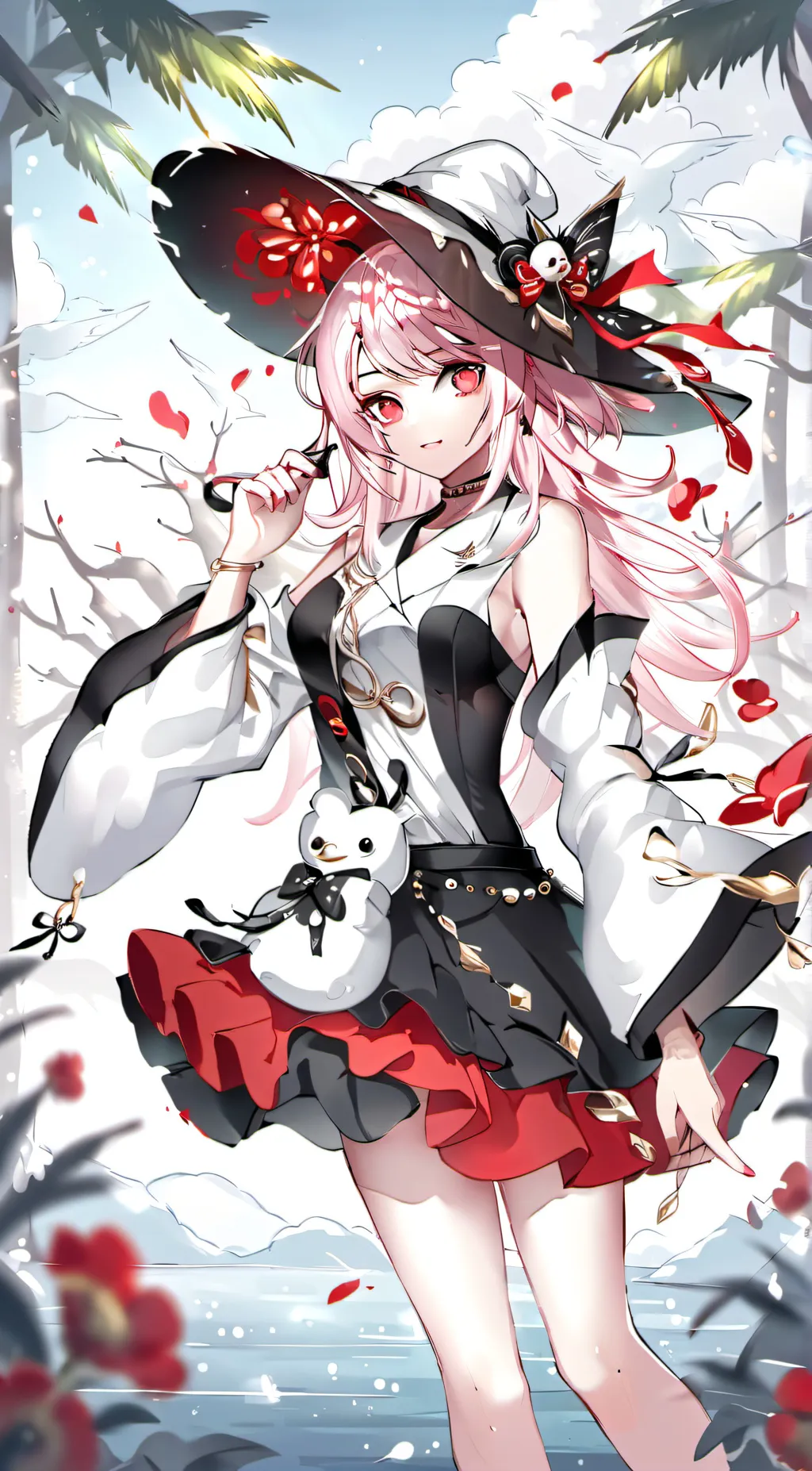 ai character: she is very lovely background