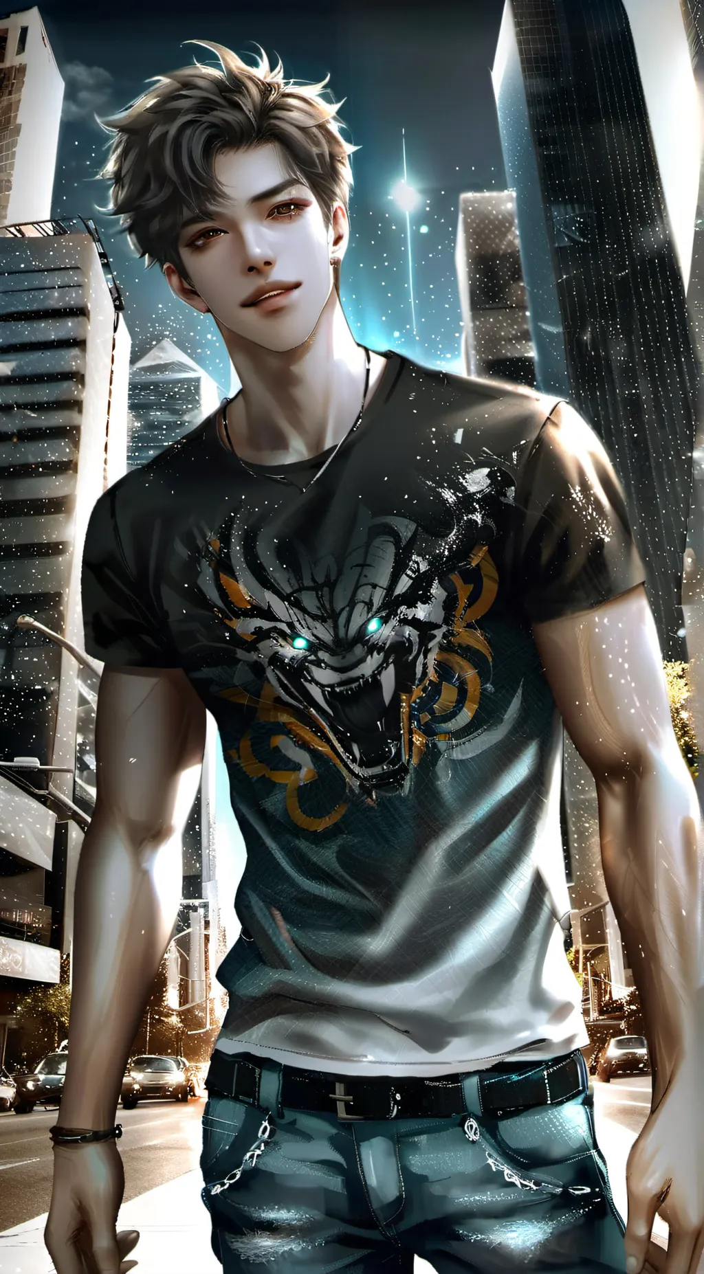 ai character: Leo background