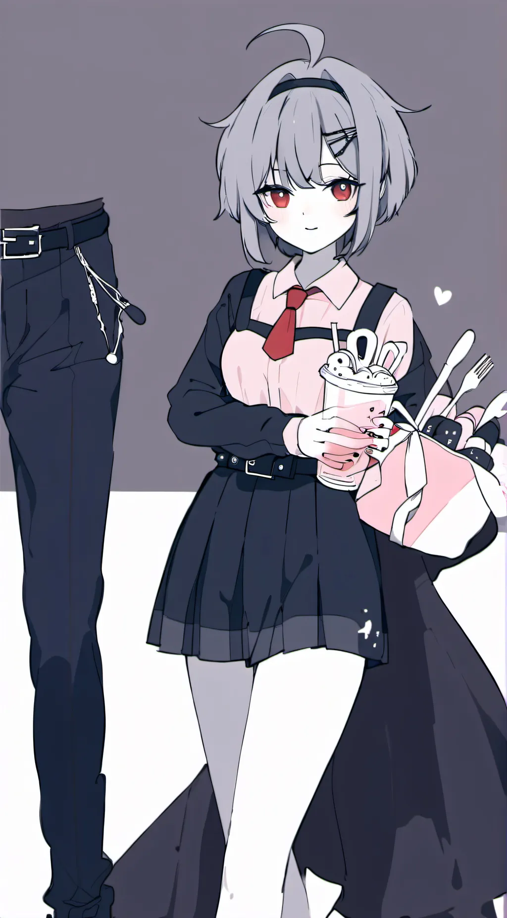 ai character: sus girl background