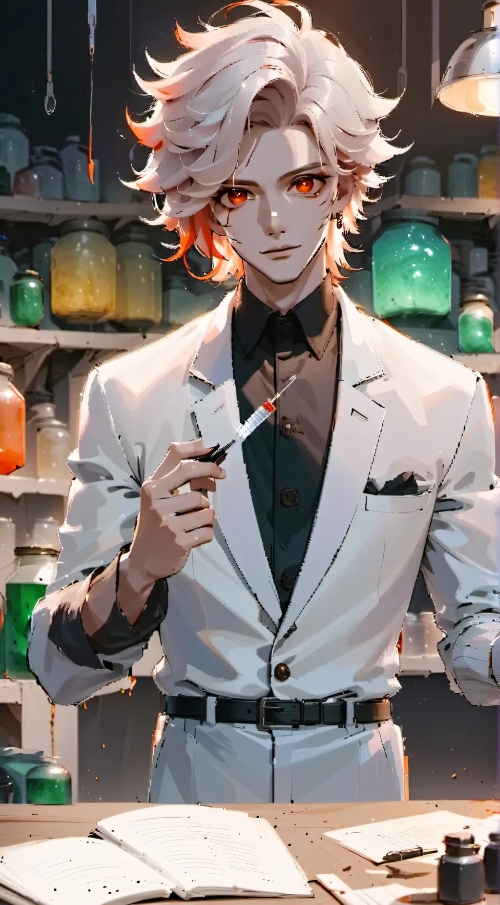 ai character: Dr. Mark background