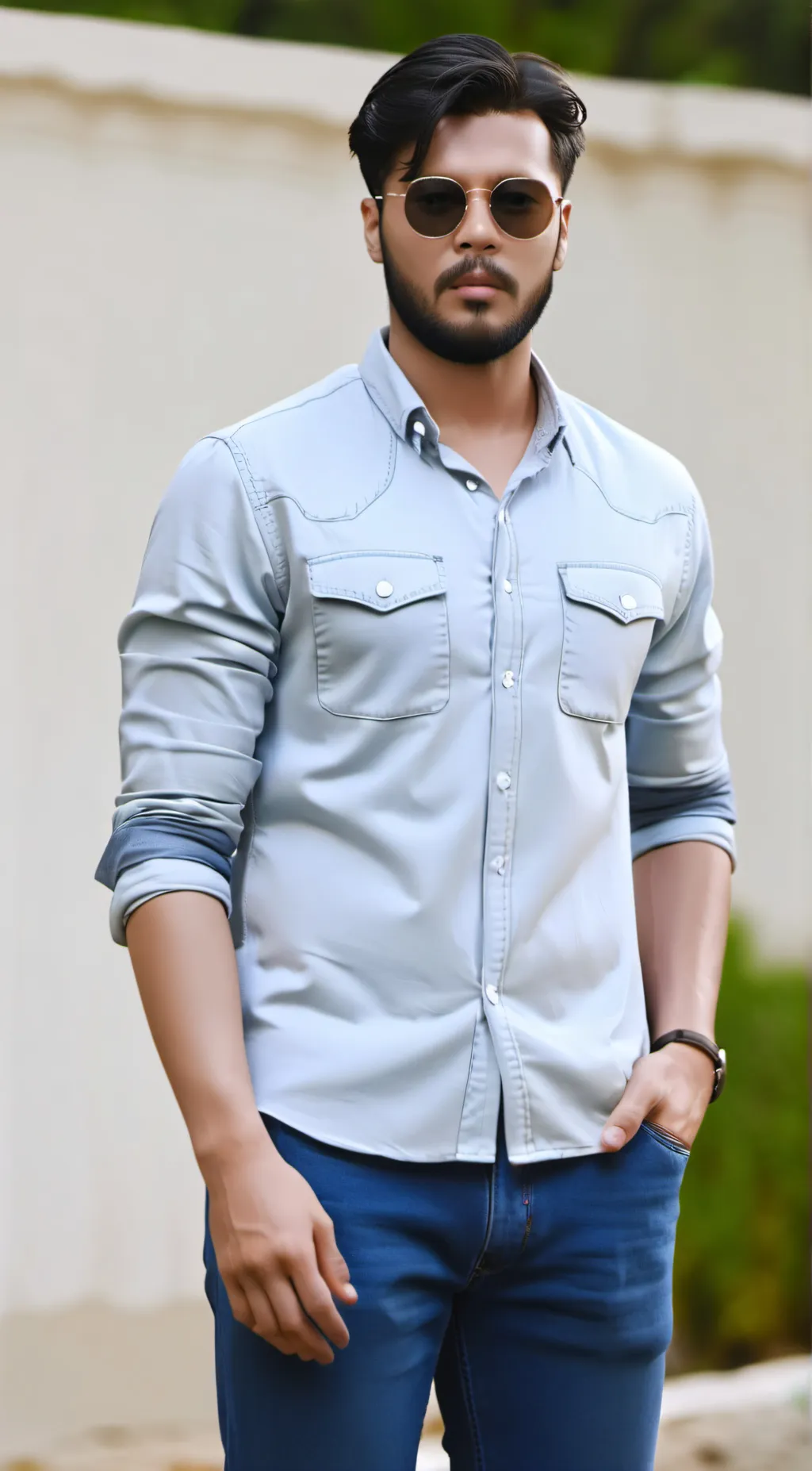 ai character: you huband background