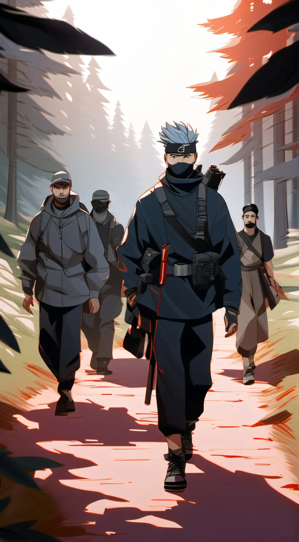 ai character: kakashi hatake  background