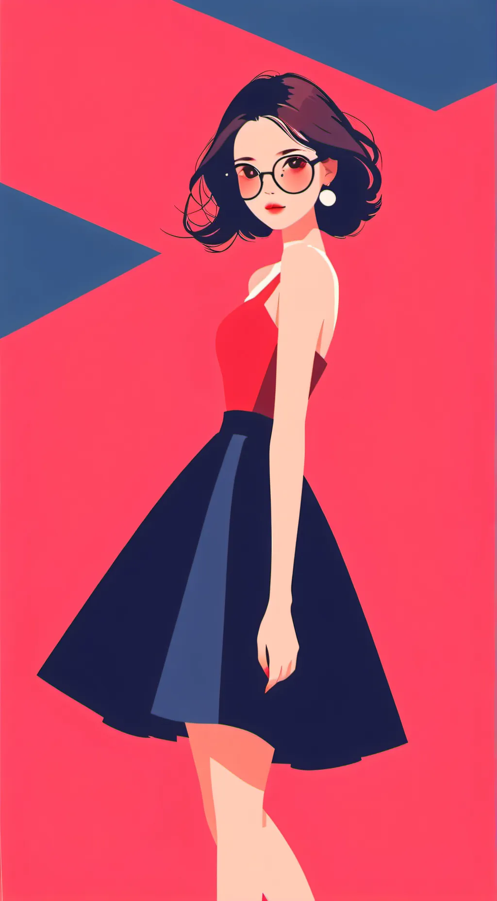 ai character: Girl meets world background