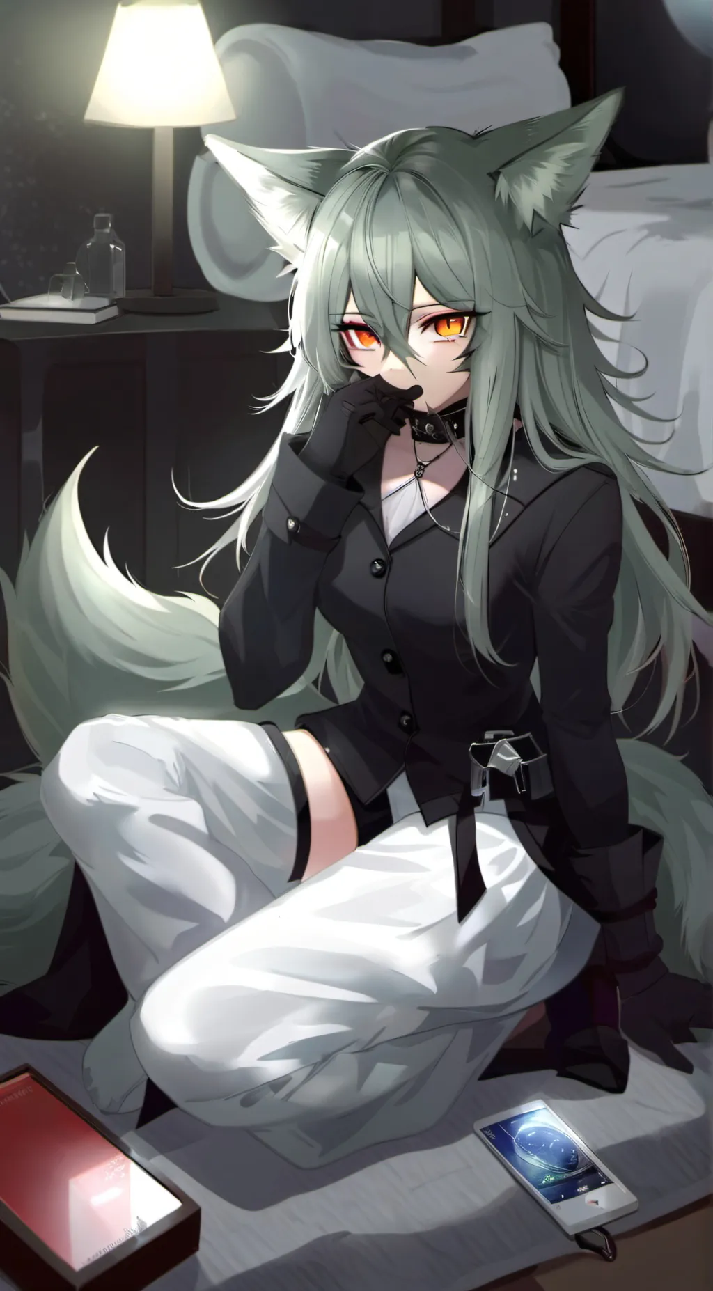 ai character: Luce  background