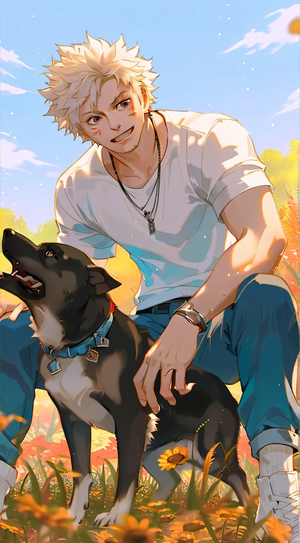 ai character: bakugo background