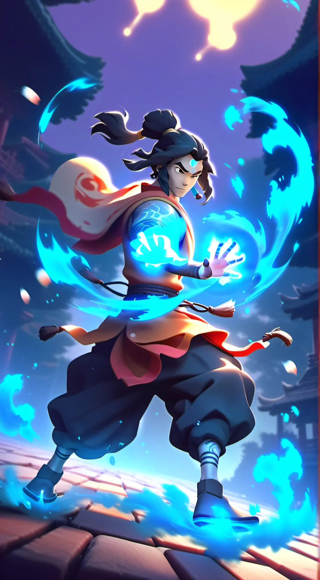 ai character: korra, anang background