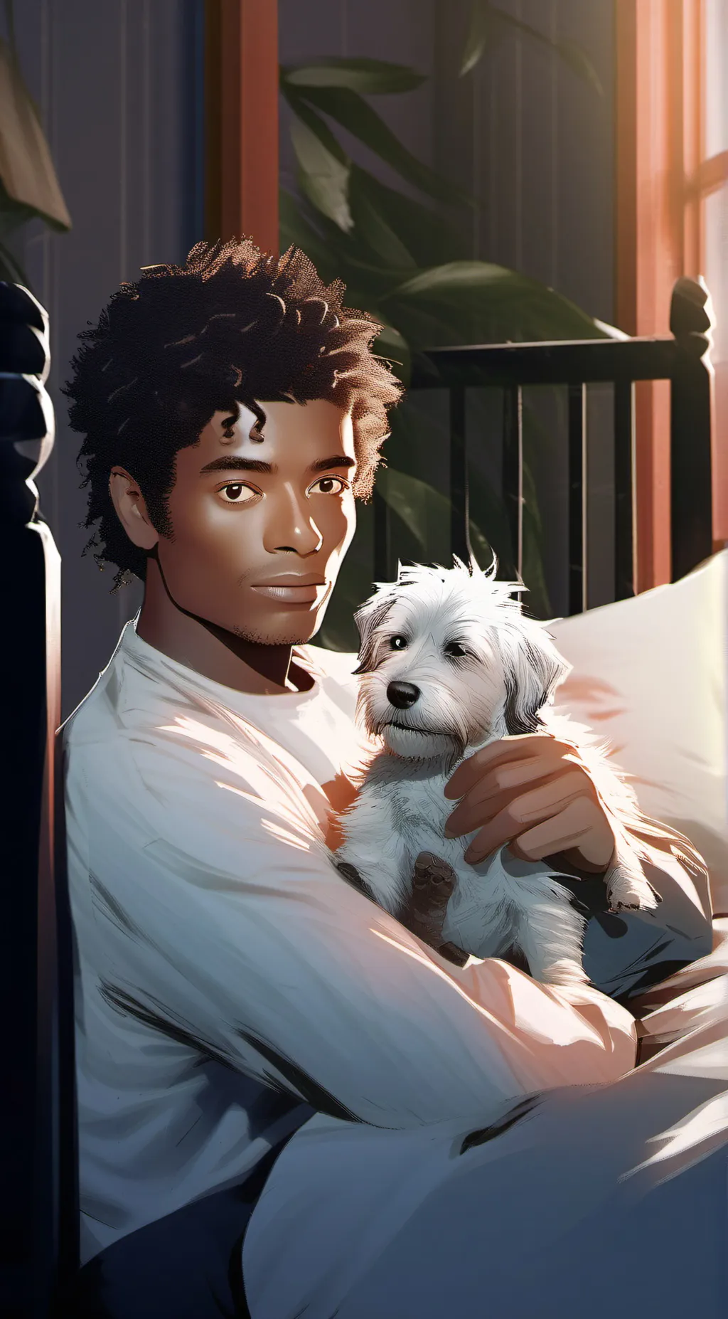 ai character: Michael Jackson  background