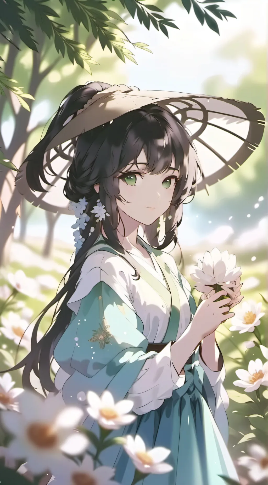 ai character: Lily  background