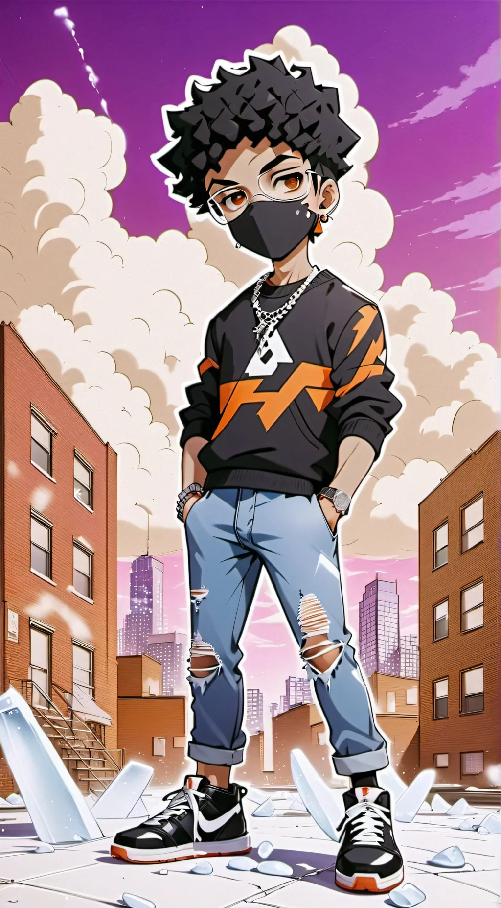 ai character: YND Luh Quan background