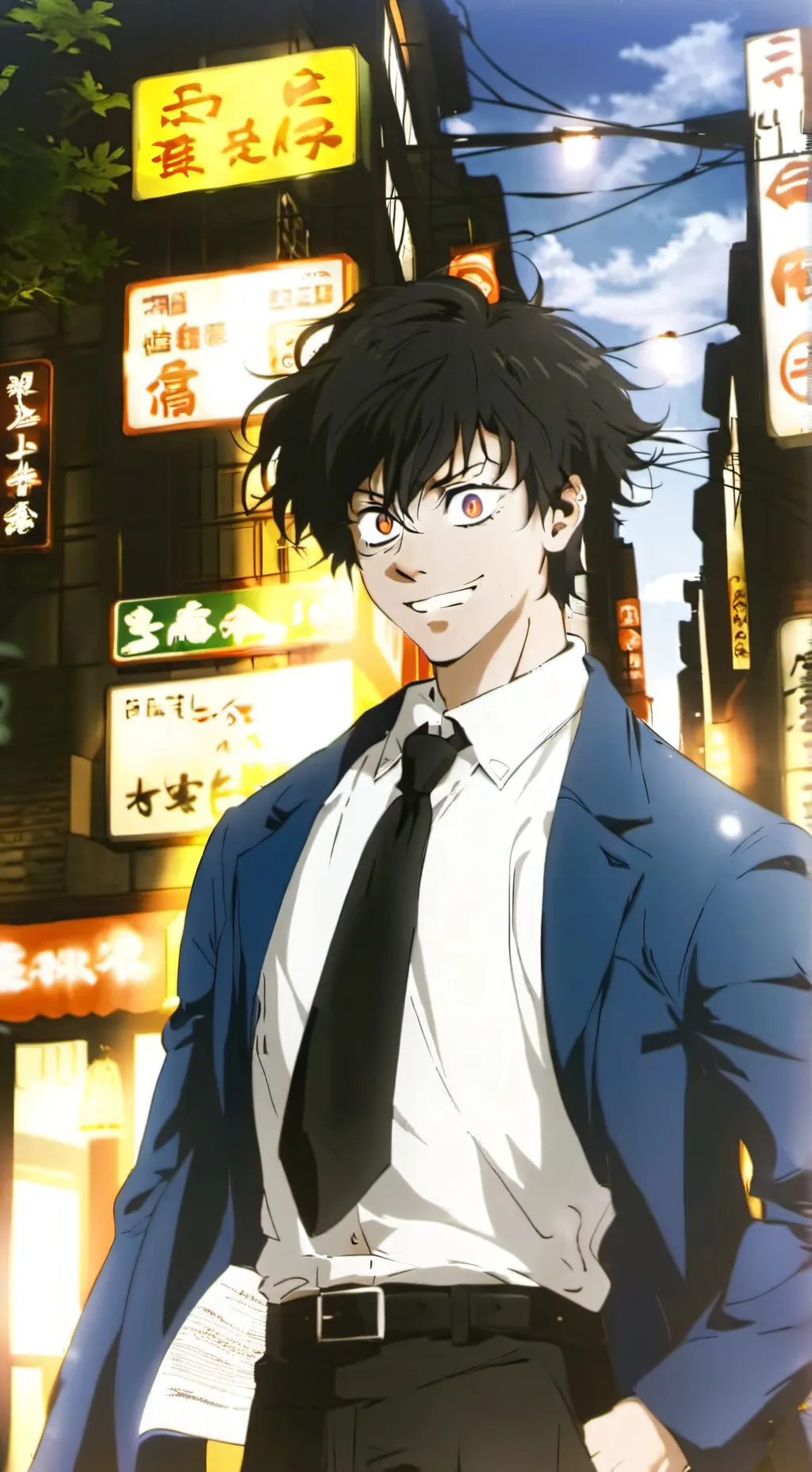 ai character: Hakaru Sato background