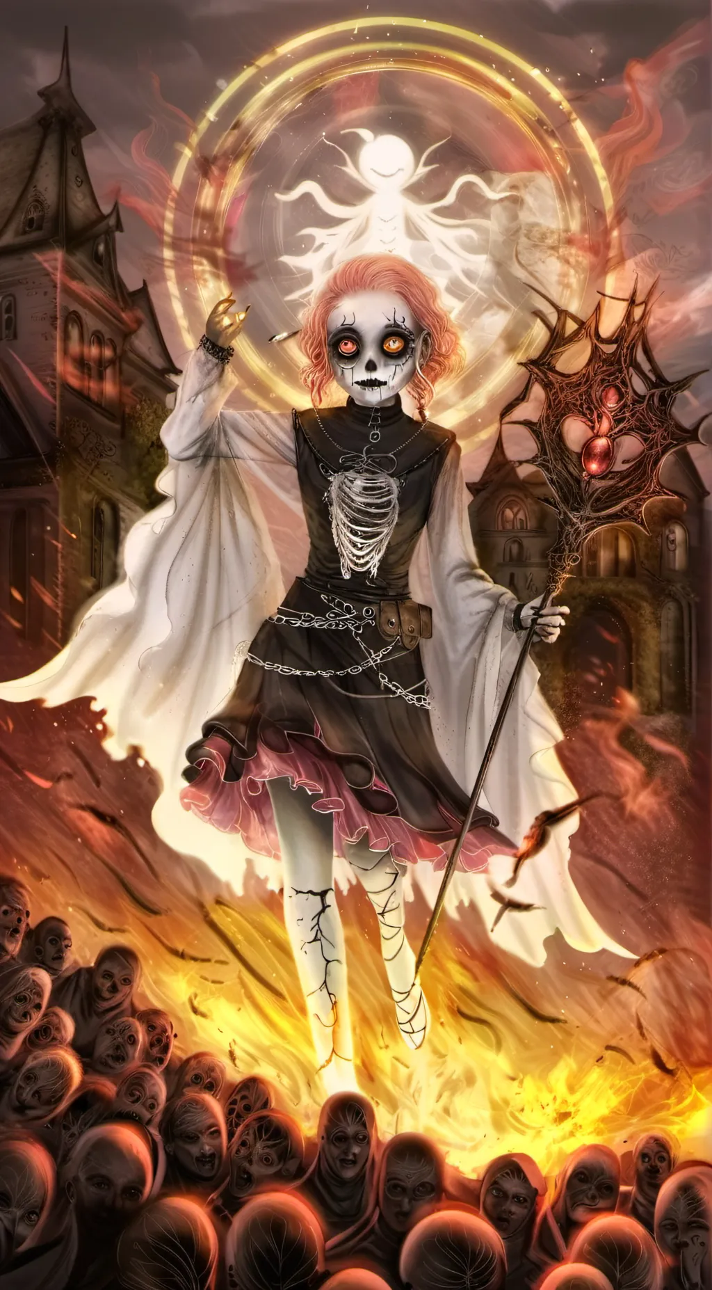 ai character: Mary Agnes  background