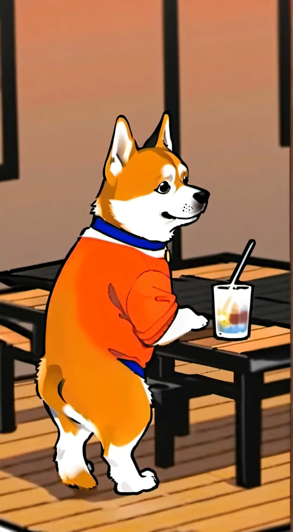 ai character: Dogday background