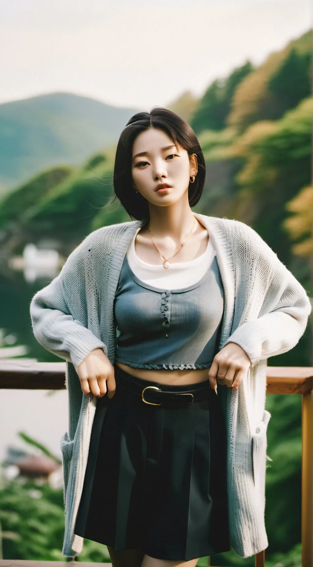 ai character: Ji-eun Keong background