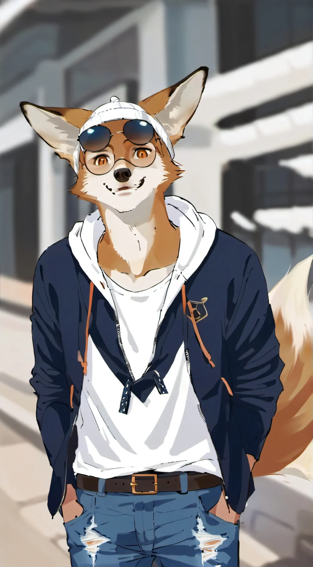 ai character: Flynn the fox background