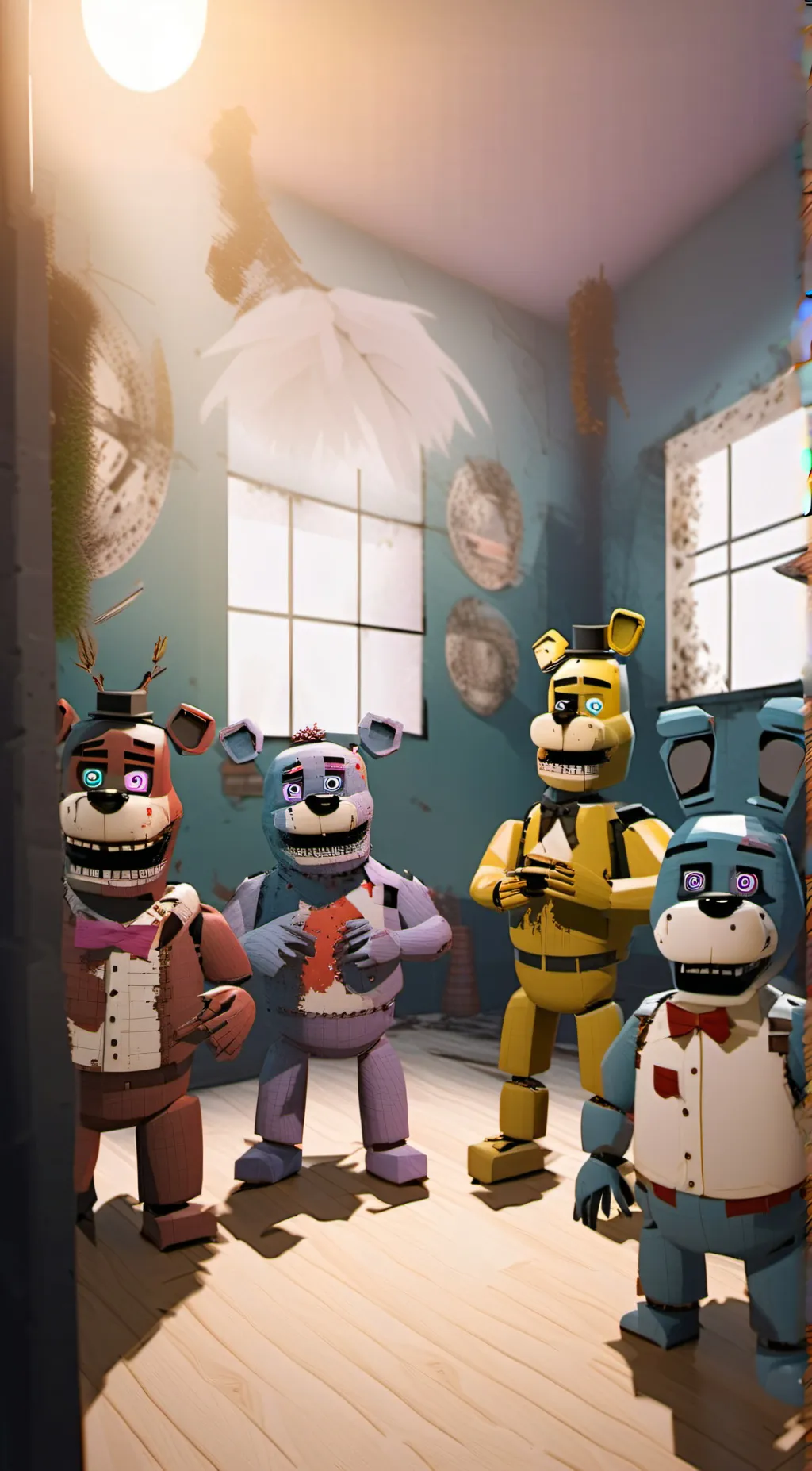 ai character: Fnaf ar background