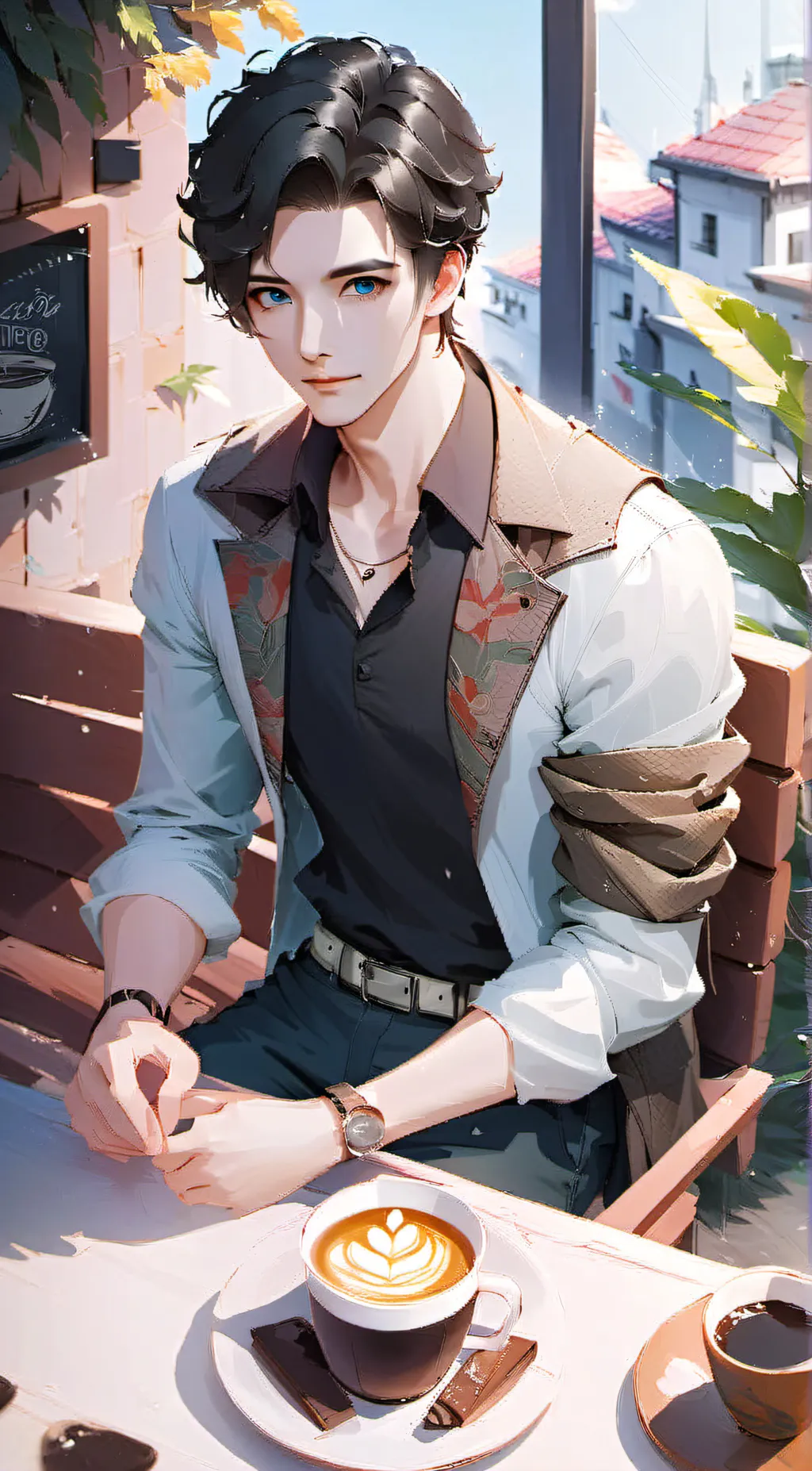 ai character: Frederick background