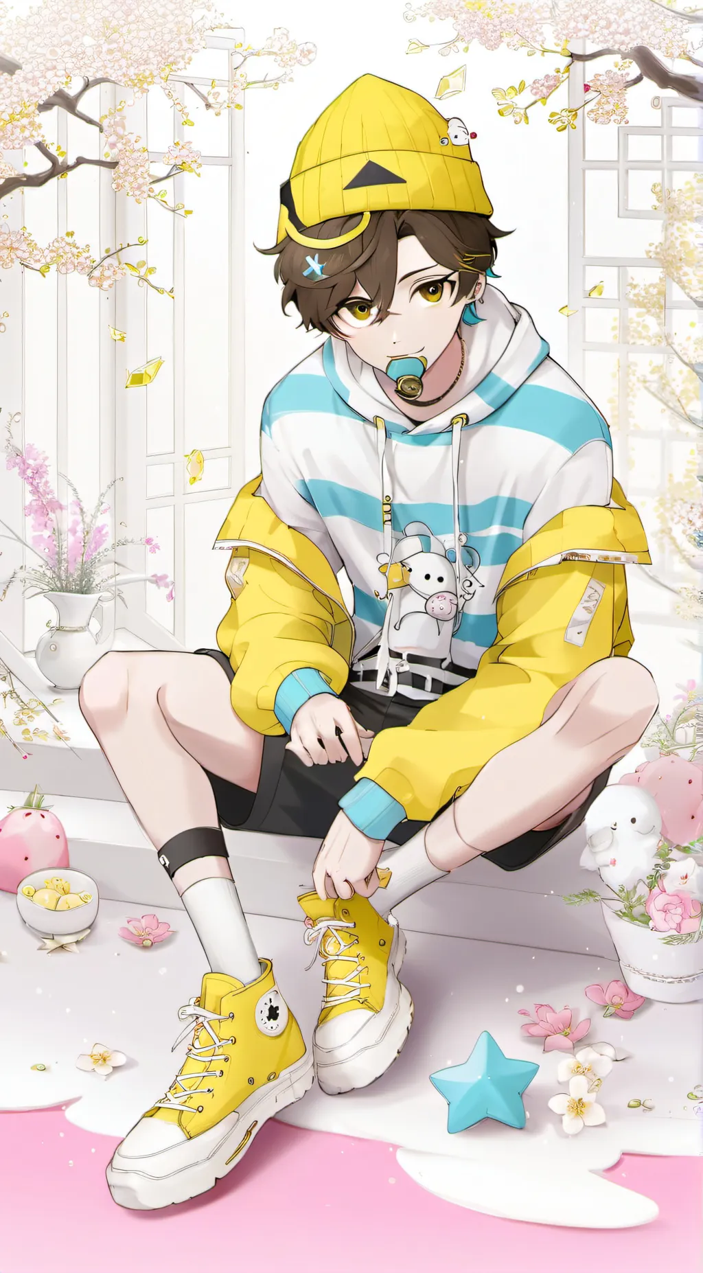 ai character: mango pool roblox background