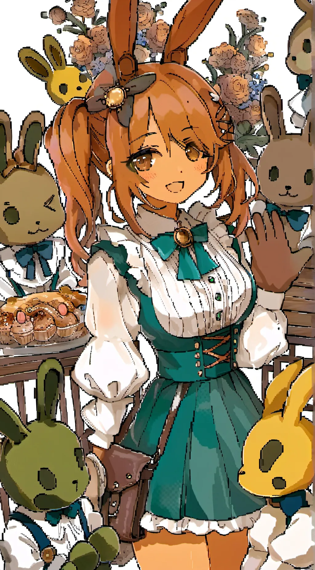 ai character: Springtrap-Chan background