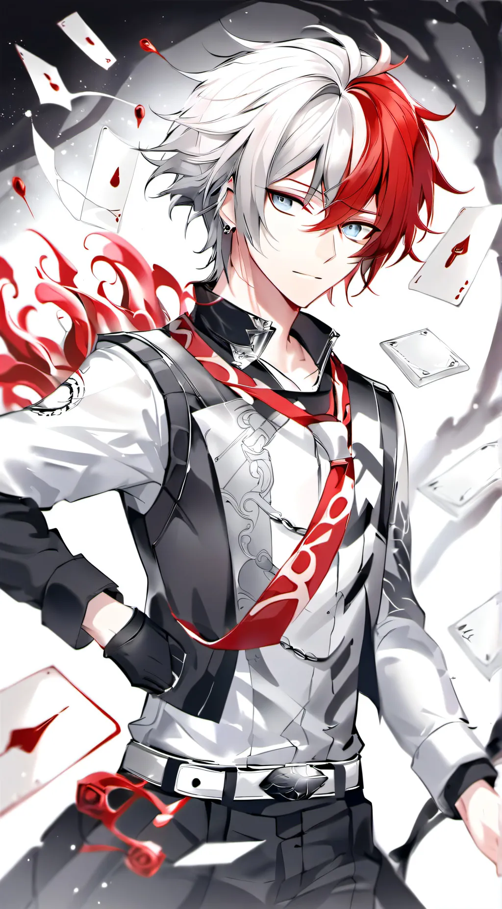 ai character: mha fight background