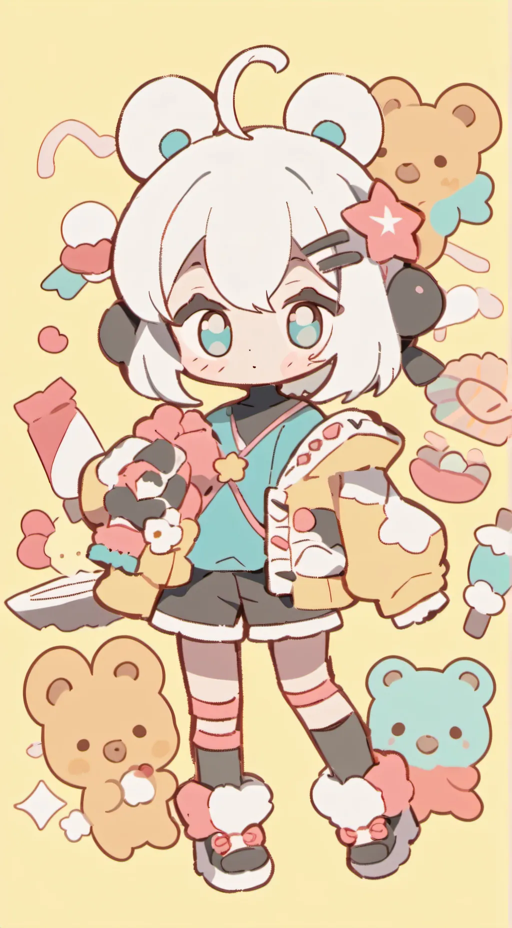 ai character: Gacha life: emma background