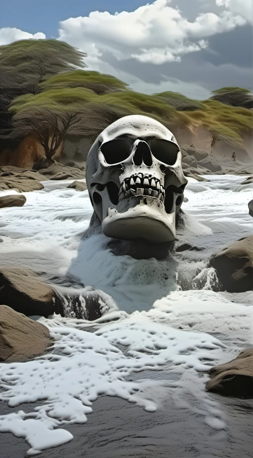 ai character: go outside  background