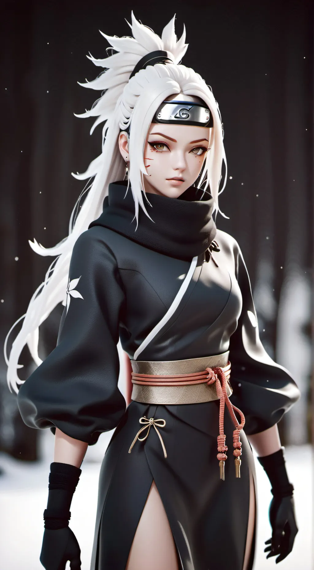 ai character: rain sliver  background