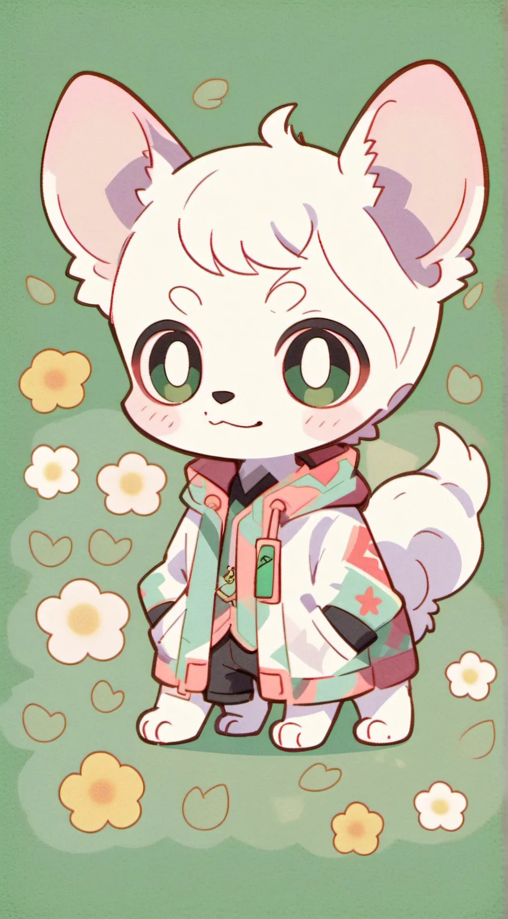 ai character: oat the chihuahua  background