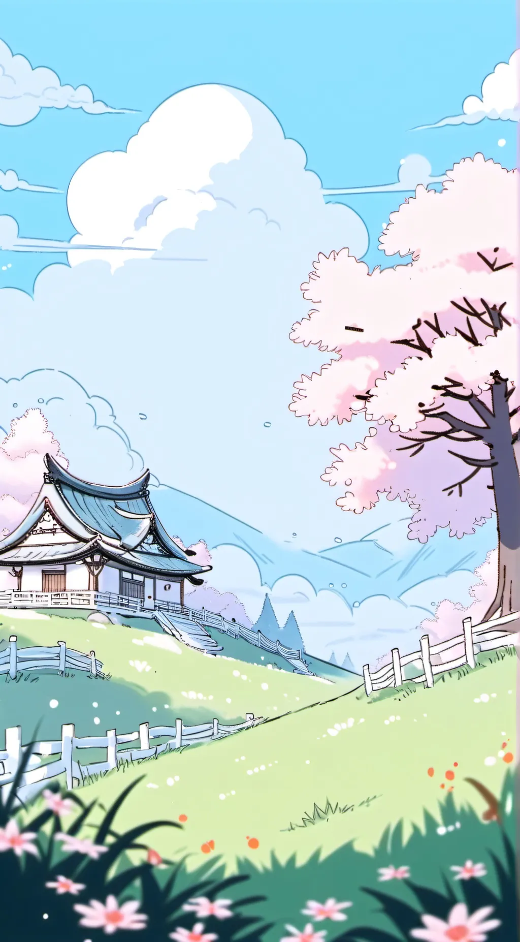 ai character: Calm background