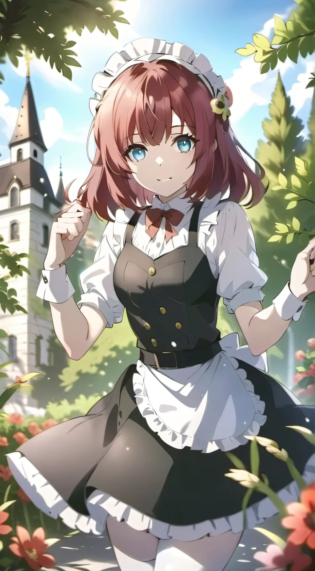 ai character: Ruby (maid)  background