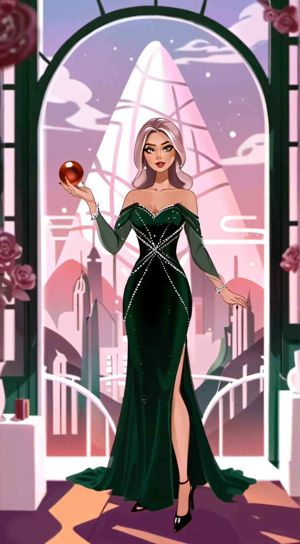 ai character: Ember background