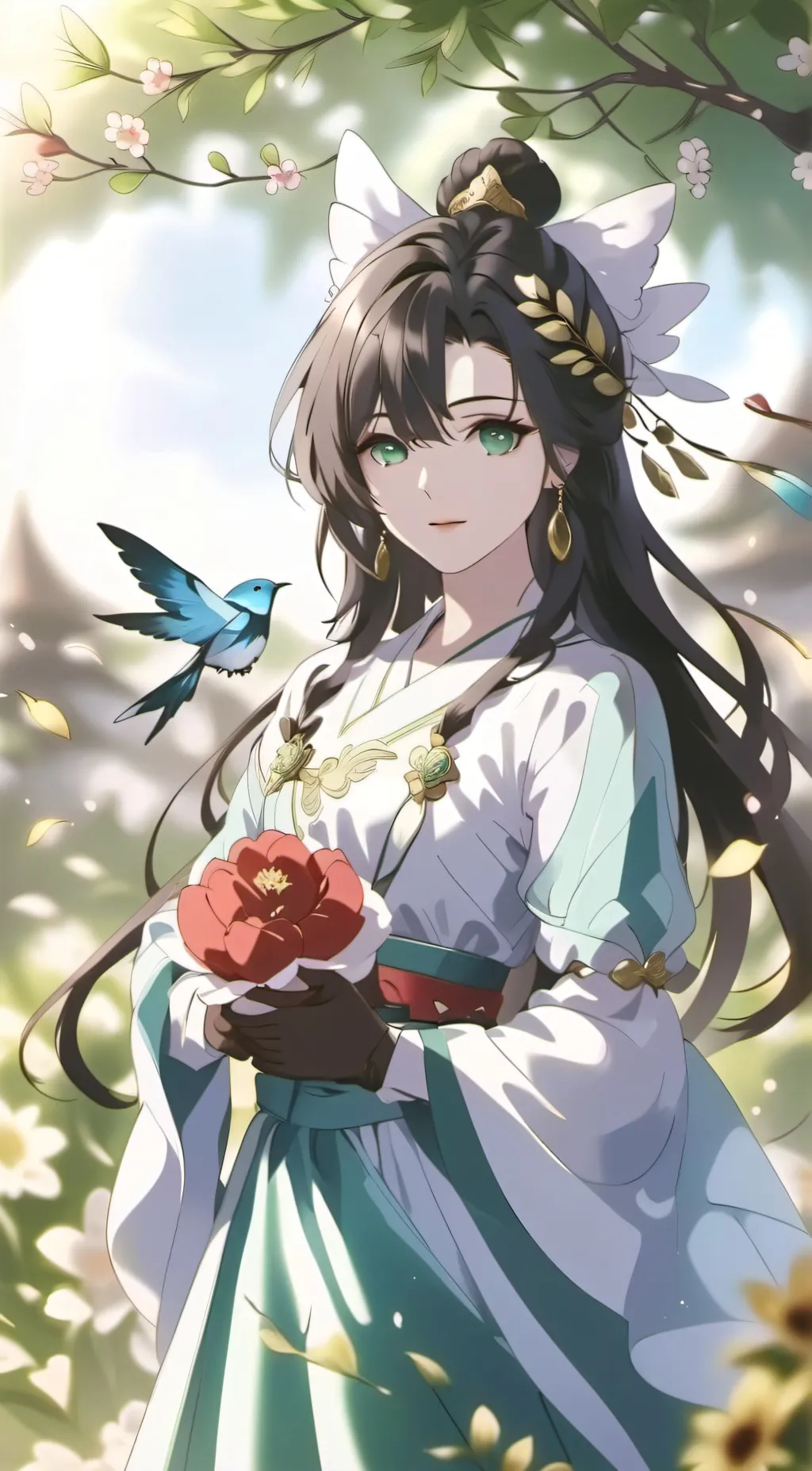 ai character: Wolf background